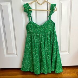 Green Floral Sky To Moon Dress Size: S